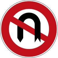 Prohibition of turning