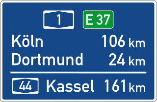Advisory signs - Trafficsigns in Germany
